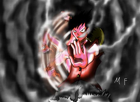 Luffy gear second by Anakinuchiha94 on DeviantArt