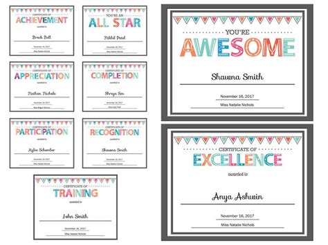 This item is unavailable - Etsy | Certificate of achievement template, Classroom certificates ...