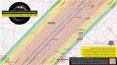 Here's where you can see a 'double diamond ring' effect during April's ...