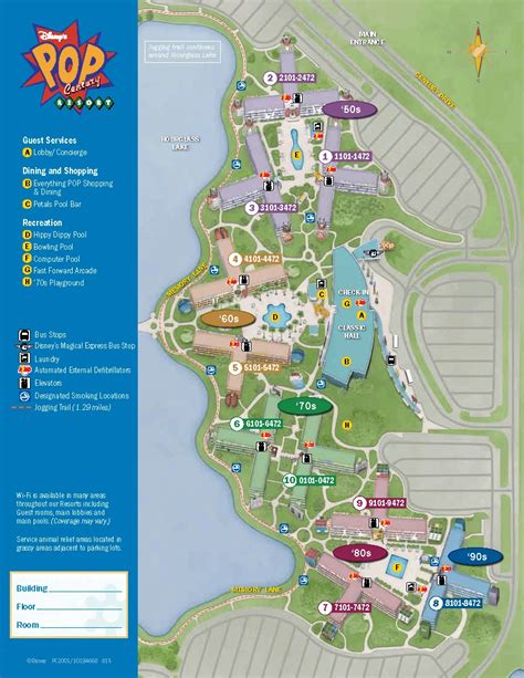 Pop Century Resort Map - Vicky Jermaine