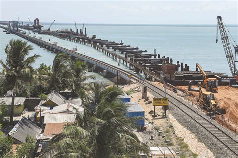 View of the old and new Pamban Bridge, in Pamban near Rameshwaram. - The Shillong Times