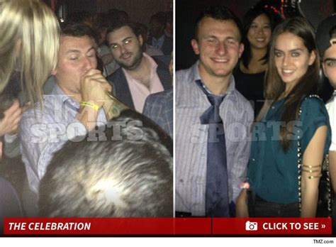 Johnny Manziel Partying After NFL Draft -- Champagne Fights and Hot Chicks