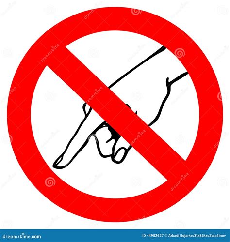 Do not touch warning sign stock vector. Image of hand - 44982627