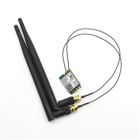 2 x 2.4/5GHz 4dBi RP-SMA MHF4 Wifi Antenna Set for Intel 9260 9560 8265 Card | eBay