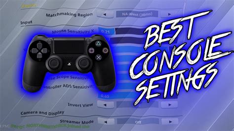 *BEST* Fortnite Console Settings! Fortnite Console Highlights | Builder ...