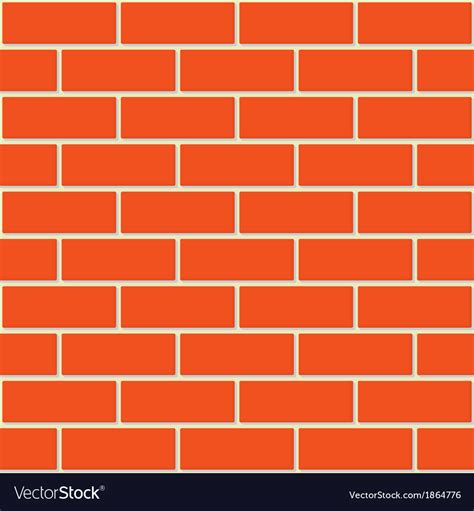 Seamless brick background Royalty Free Vector Image