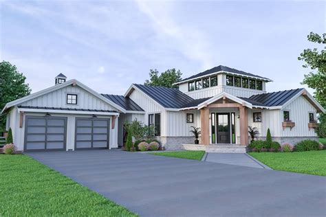 House Plans With Garage Attached By Breezeway - Modern Home Plans