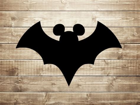 Halloween mickey mouse bat svg disney svg cut files for | Etsy