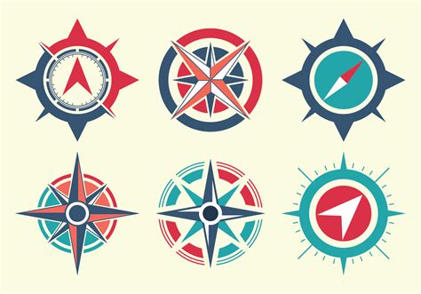 Compass Vector Set 242260 Vector Art at Vecteezy