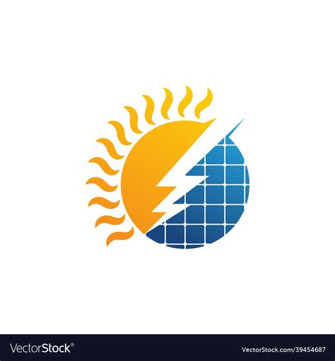 Solar energy icon Royalty Free Vector Image - VectorStock