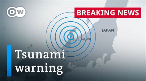 Strong earthquake prompts tsunami warning in Japan | DW News - YouTube