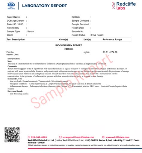 Ferritin Test Price, Purpose, Result & Range [2025] • Bookmerilab