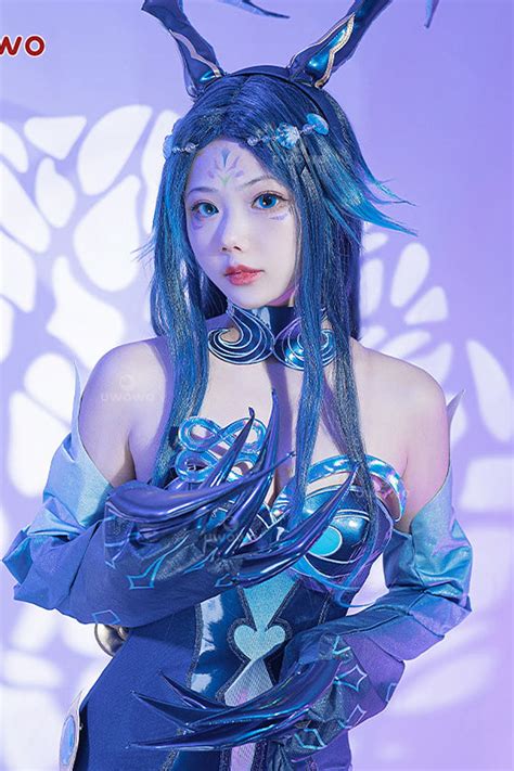 【Pre-sale】Uwowo Genshin Impact: Bonanus Hydro Yakshas Liyue Female Cosplay Costume - ShopperBoard
