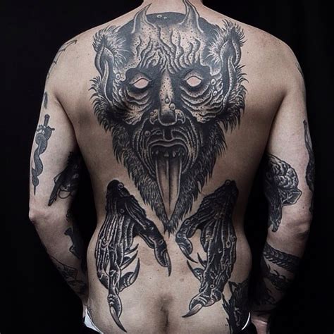 Cool Demon Back Tattoo - Best Tattoo Ideas Gallery