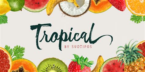 Tropical Font | Fontspring