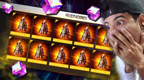 GANANDO TODA LA NUEVA LUCKY ROYALE *EXCLUSIVO* FREE FIRE *HALLOWEEN* - YouTube