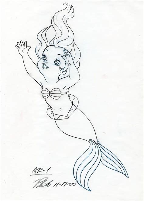 Baby Mermaid Coloring Pages - Coloring Home