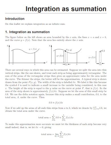 Summation - Examples, PDF | Examples