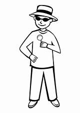 Coloring Page spy Kid  Free Printables Img 10363 sketch template