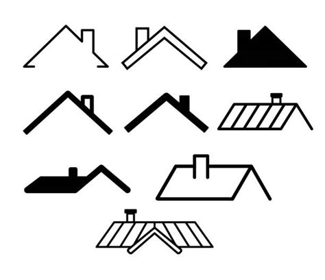 House Roof Outline Clipart Image