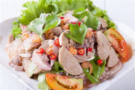 spicy vermicelli salad 11041442 Stock Photo at Vecteezy