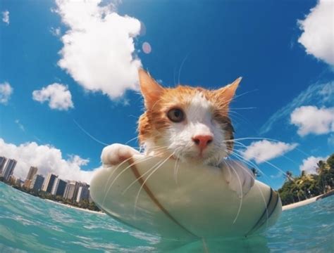 From surfing to fist-bumping, these six cats are cooler than you | IBTimes UK