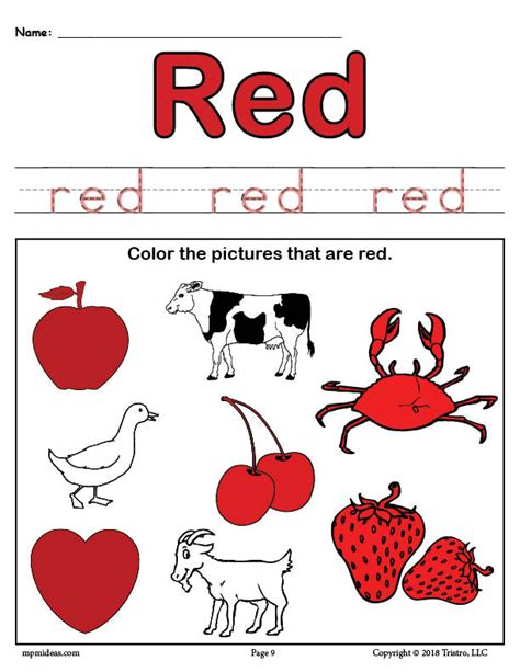 Learning Your Colors - 8 Printable Color Worksheets! – SupplyMe