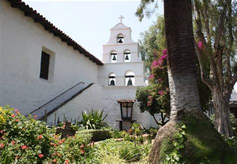 San Diego Mission Garden behind the Bell Tower