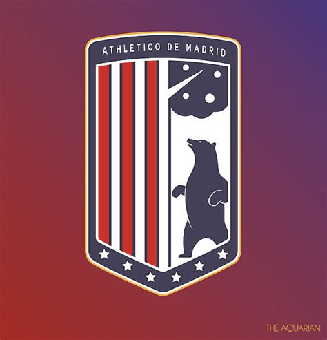 Athletico Madrid Logo Redesign