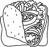 Three Tacos Coloring Page  Free Printable Pages For Kids sketch template