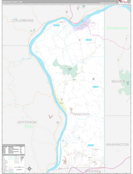 Hancock County, WV Maps