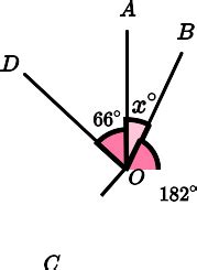 Angles Around A Point - GCSE Maths - Steps & Examples