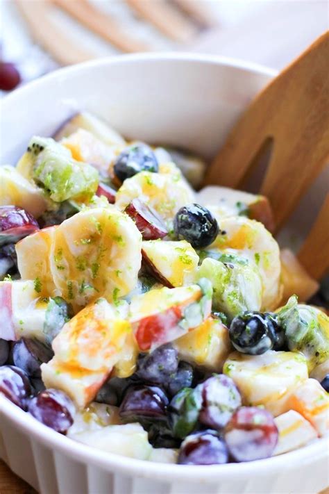 Zesty Fruit Salad with Coconut Milk and Basil | Healthy recipes, Fruit ...