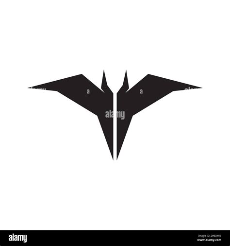 shape black bat with pen logo design vector graphic symbol icon sign ...