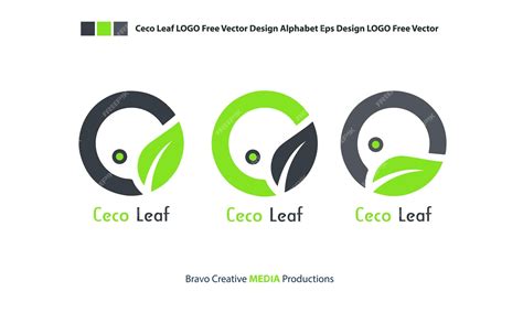 Premium Vector | Ceco leaf logo free vector design alphabet eps design ...