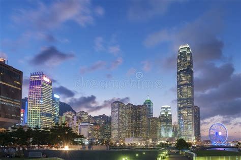 Skyline of Downtown of Hong Kong City Stock Image - Image of business ...