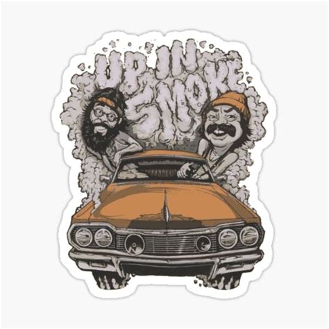 Cheech And Chong Up In Smoke Stickers | Redbubble