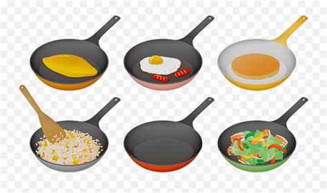 Frying Pan Cooking Eggs - Frying Pan Fried Cook Png Emoji,Frying Pan Emoji - free transparent ...