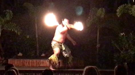 Fire Knife Dance at Wailele Polynesian Luau - YouTube