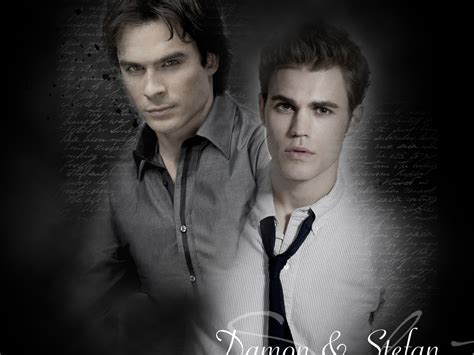 Damon&Stefan - Damon and Stefan Salvatore Wallpaper (20832325) - Fanpop