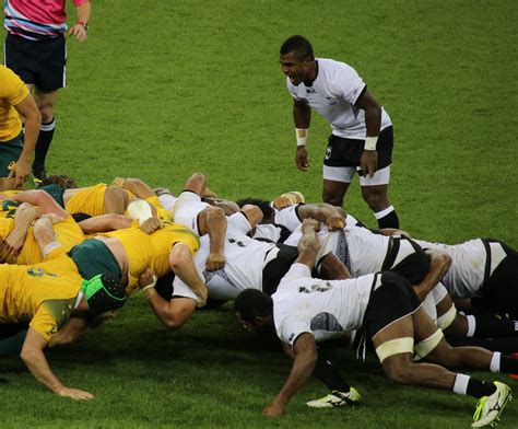 Screaming at the scrum, Rugby World Cup | Fiji scrum half Ne… | Flickr