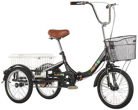 Buy Comfort Three-Wheeled Bicycles for Seniors Foldable 3 Wheel Bicycle ...