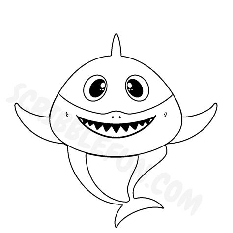 Baby Shark Song Coloring Pages