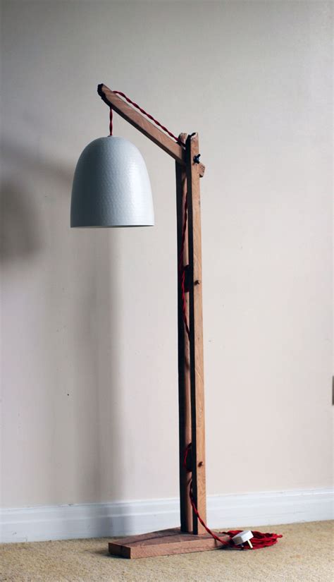 Vintage wooden stand lamp,Floor lamp standing, | Wooden floor lamps ...