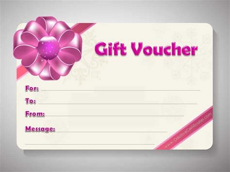 Gift Voucher Template