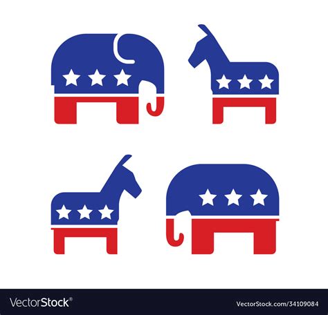 Republican And Democrat Logo