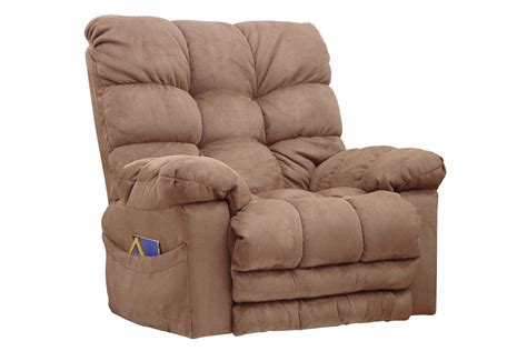 Microfiber Rocker Recliner with Heat & Massage at Gardner-White