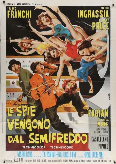 DR. GOLDFOOT AND THE GIRL BOMBS original ITALIAN movie poster 1966 MARIO BAVA - MOVIE★INK. AMSTERDAM