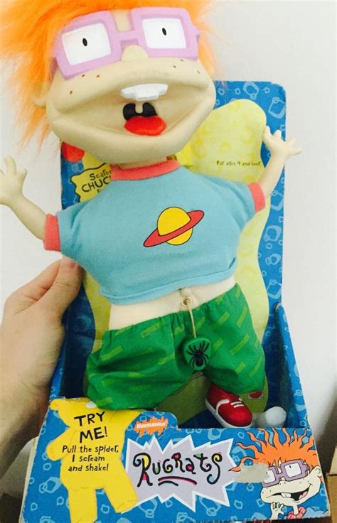 Rugrats Scared Chuckie Finster 12" Plush Doll NIB New Vintage Box 1997 ...