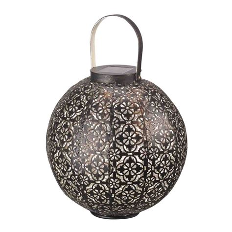 Damasque Decorative Metal Solar Lantern